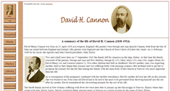 Desktop Screenshot of davidhcannon.org